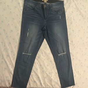 Democracy Dark Blue Ankle Jeans